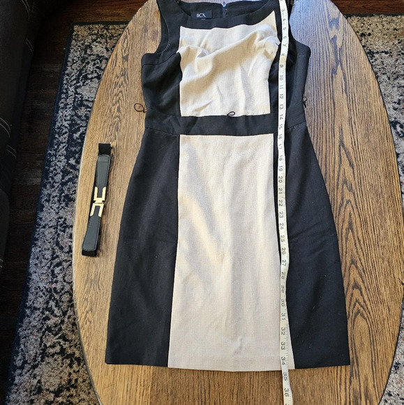 BCX Black and Tan Colorblock Sleeveless Dress Size Women's 7 - Picture 9 of 11